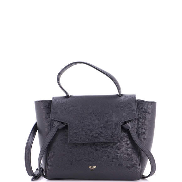 Celine Handbags - Celine Pico Belt Bag Textured Leather